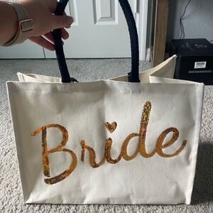 Bride tote bag